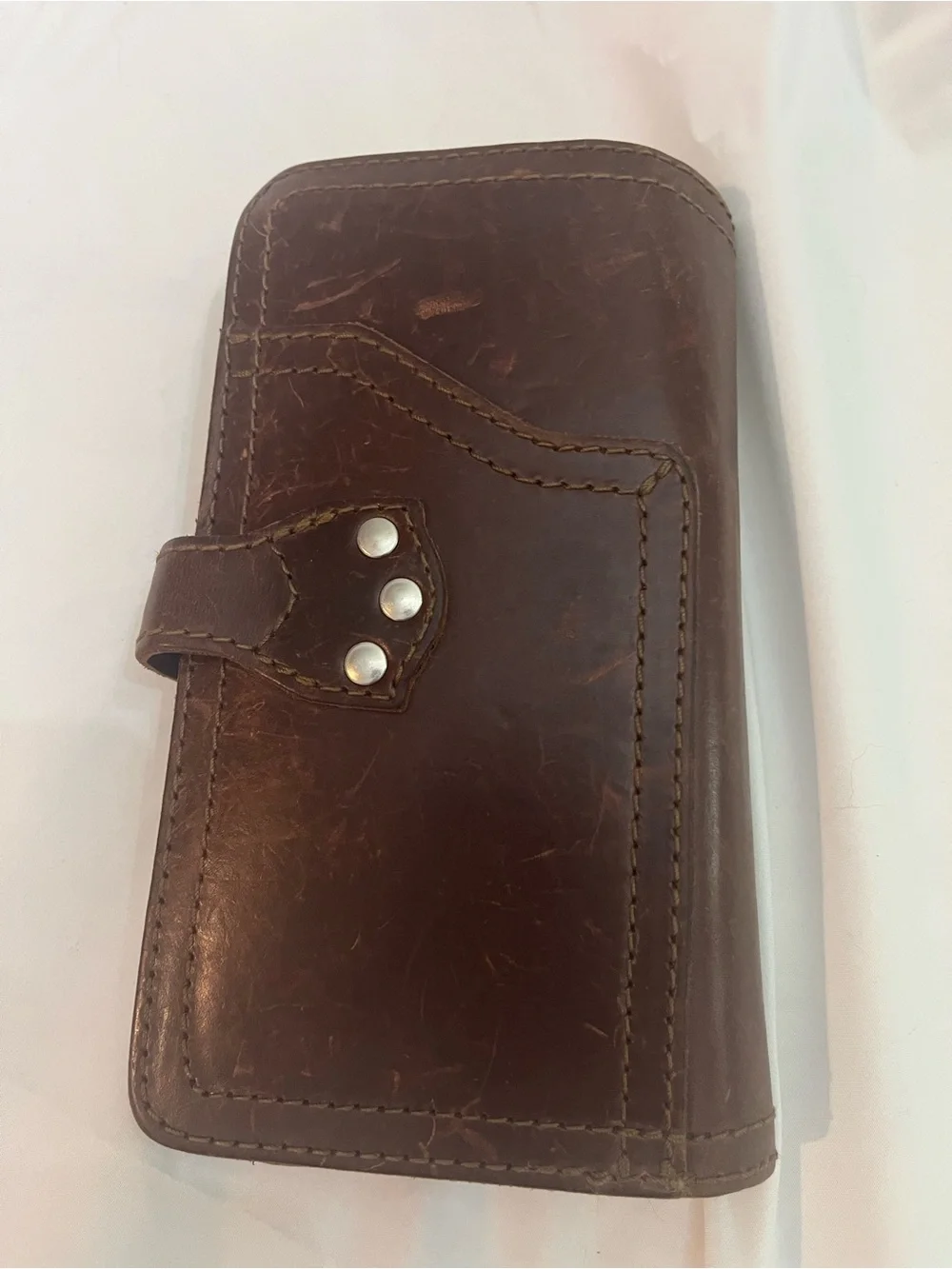 Saddleback Leather Big Wallet in Chestnut